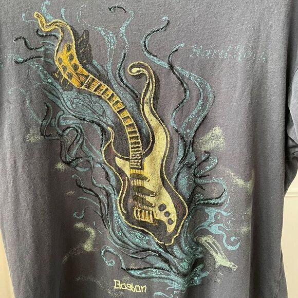 Hard Rock Café Boston Abstract Guitar Tshirt L - Picture 2 of 6
